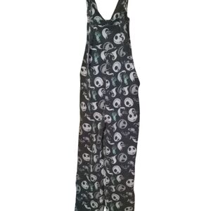 Black and White Nightmare Before Christmas Overalls Womens...Hot Topic